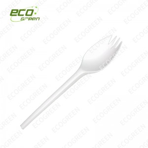 Lowest Price for Biodegradable Box – -  6.5 inch CPLA compostable Spork – Ecogreen