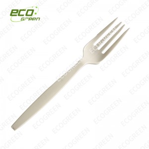 Biobased Tableware Manufacturer –  7 inch biodegradable fork 1 – Ecogreen