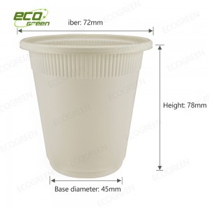 Chinese wholesale Corn Starch Based Disposable Cup - 6oz biodegradable cup – Ecogreen