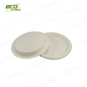 China wholesale Biobased Plate  –  9 inch biodegradable plate – Ecogreen