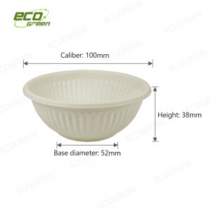 Chinese wholesale Bioplastic Disposable Bowl - 6oz biodegradable bowl – Ecogreen