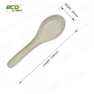 Free sample for Biodegradable Soup Spoon – -  biodegradable chinese spoon – Ecogreen