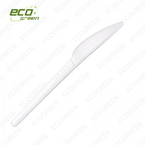 Wholesale Dealers of Biodegradable Chinese Spoon – -  6 inch CPLA Compostable Knife – Ecogreen