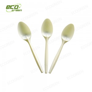 Chinese Professional Bioplastic Cutlery – -  7 inch biodegradable spoon – Ecogreen