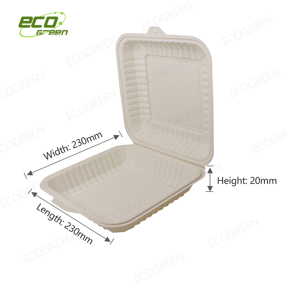 9 inch biodegradable container