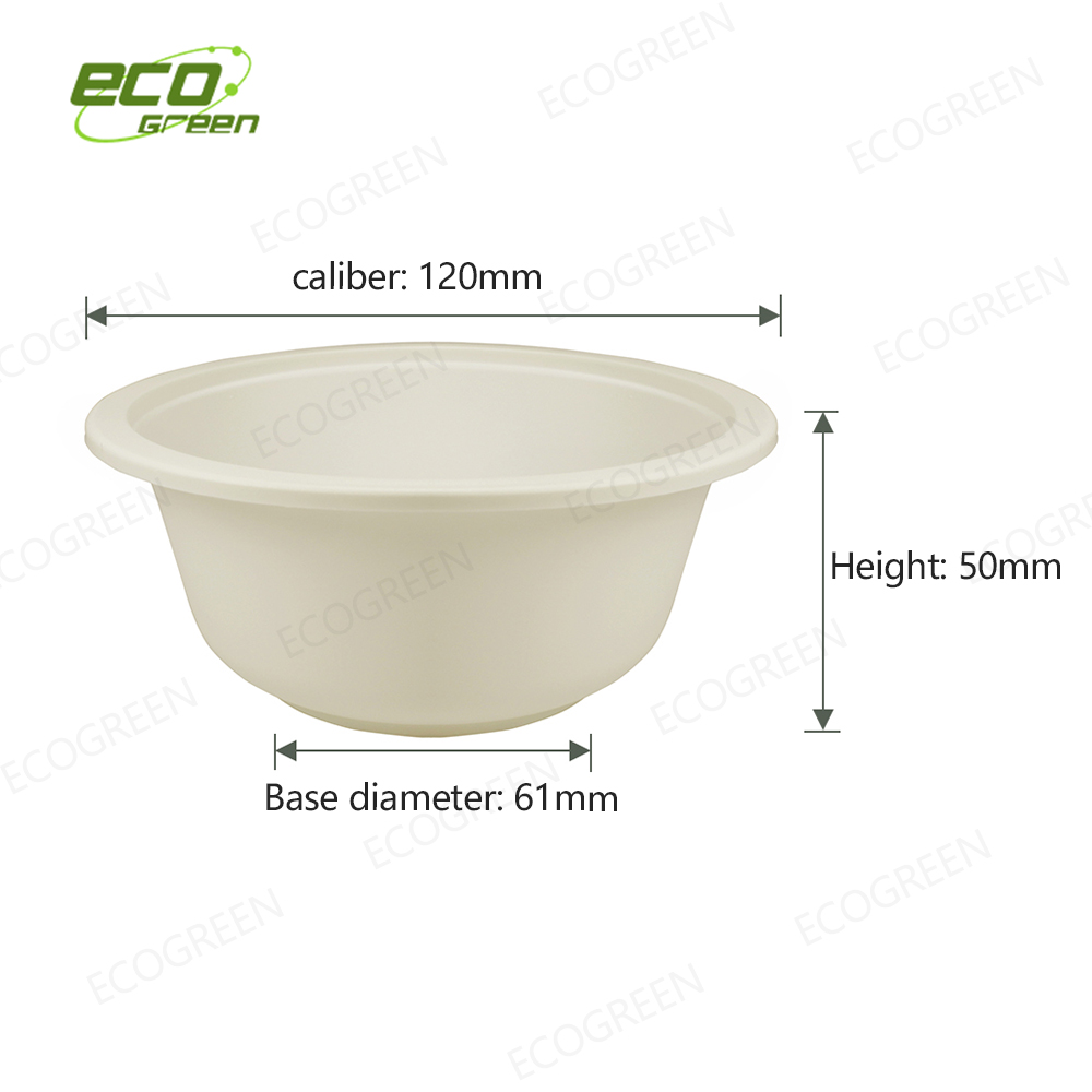 Factory supplied China Wholesale Disposable Biodegradable Food Salad Sugarcane Bagasse Bowls (BBFS16012)