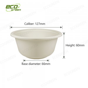 China Cheap price Bioplastic Soup Bowl - 16oz biodegradable bowl – Ecogreen