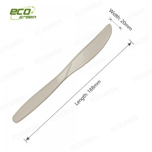 Good Wholesale Vendors Biobased Tableware – -  8 inch biodegradable knife – Ecogreen