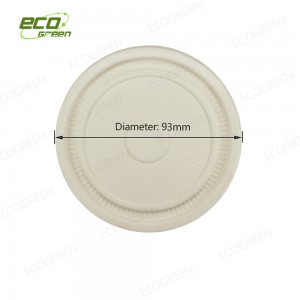 Good quality Biodegradable Cup Factory - biodegradable cup lid (big) – Ecogreen