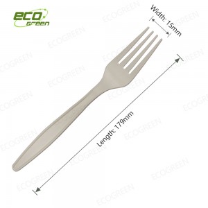 8 inch biodegradable fork